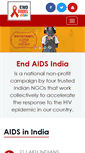 Mobile Screenshot of endaidsindia.org